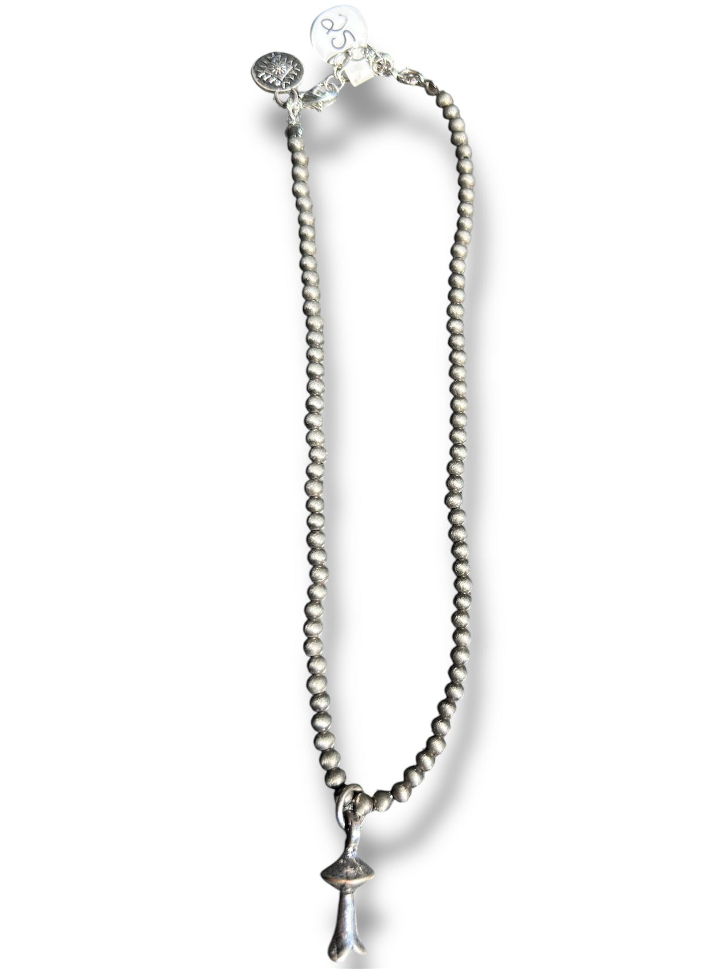 Mexican Pearl Necklace with Charm