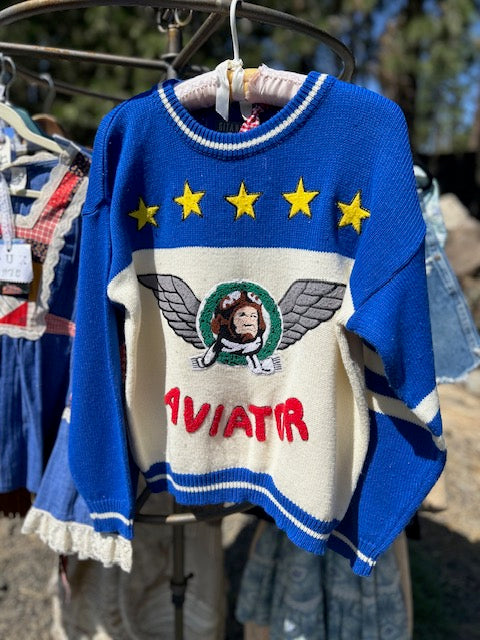 Vintage Aviator Sweater