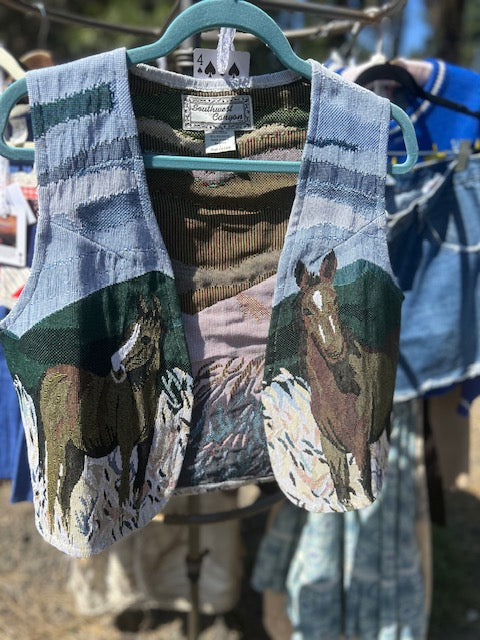 Vintage Horse Vest