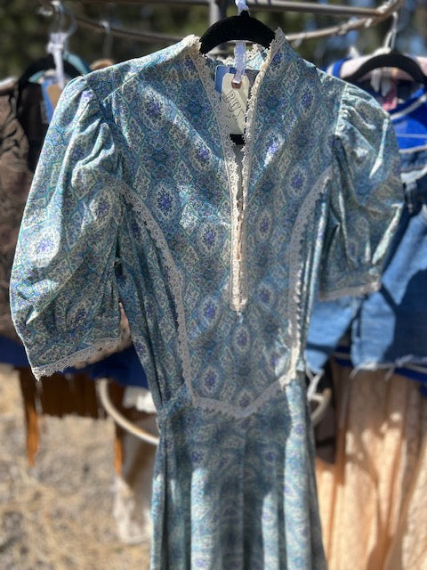 Vintage Western Paisley Dress