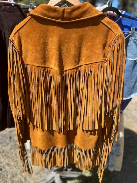 Real Buckskin Fringe Jacket