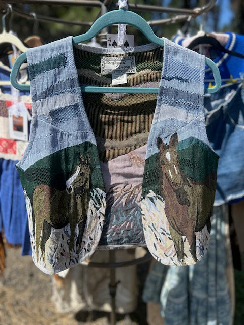 Vintage Horse Vest