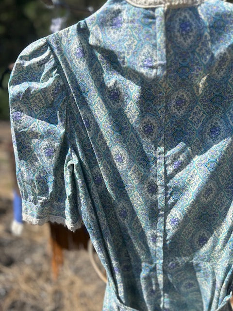 Vintage Western Paisley Dress