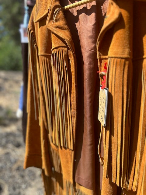 Real Buckskin Fringe Jacket