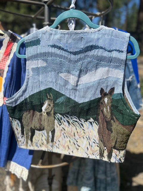 Vintage Horse Vest
