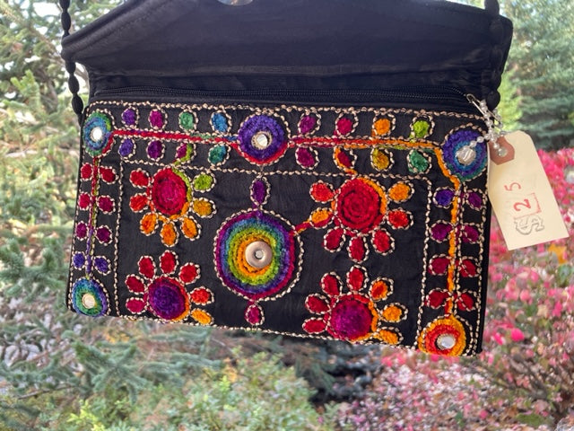 Embroidered Festival Purse