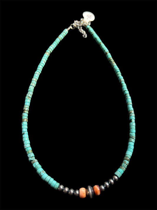 Turquoise and Mexican Pearl
