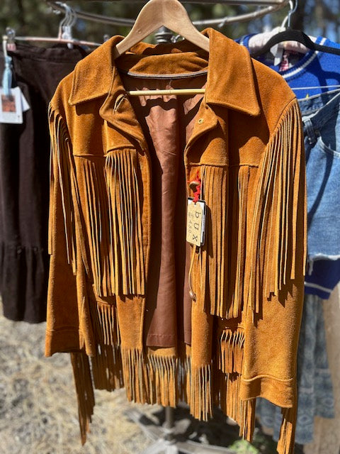 Real Buckskin Fringe Jacket