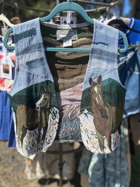 Vintage Horse Vest