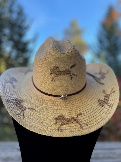 Kid's Running Horses - Cattleman Hat