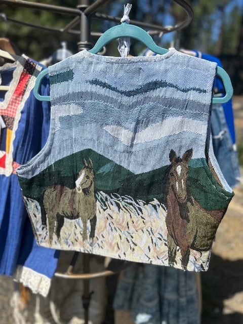 Vintage Horse Vest
