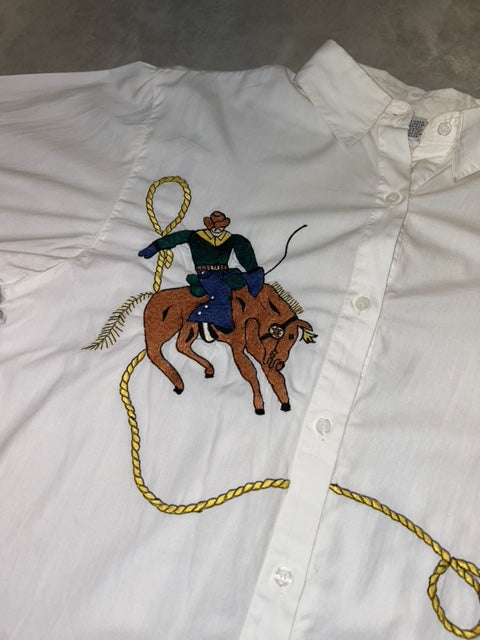 Vintage Rodeo Button Up