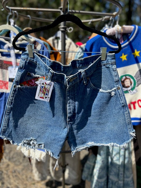 Custom Patchwork Wrangler Shorts