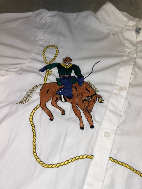 Vintage Rodeo Button Up