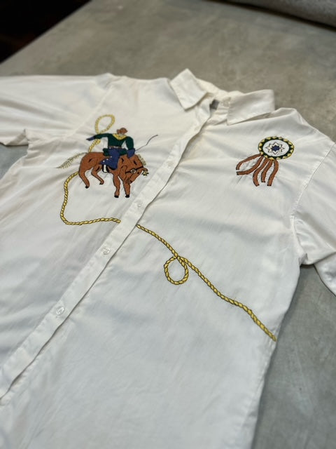 Vintage Rodeo Button Up