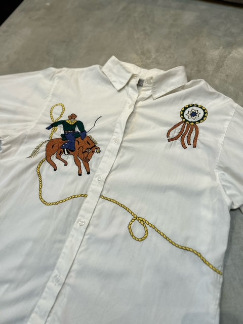 Vintage Rodeo Button Up